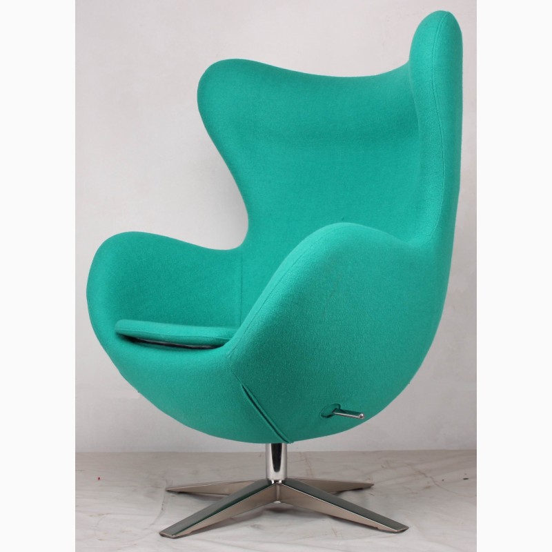 Фото 15. Кресла ЭГГ (EGG) шерсть, дизайнерское кресло Яйцо ткань для дома купить Украина