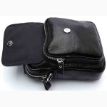 Продается компактная мужская кожаная сумка - барсетка на руку, на плечо или на пояс