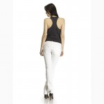 Женские катоновые брюки белые р 27(36)