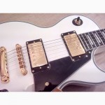 Электрогитара Электрогитара Gibson LP Custom White Alpine Ebony