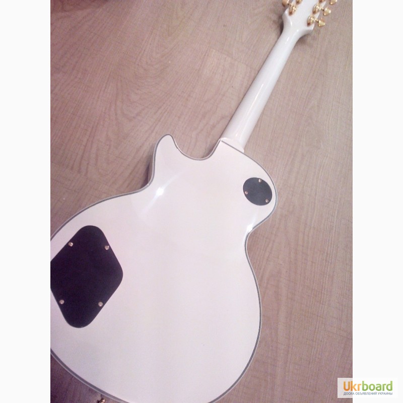 Фото 6. Электрогитара Электрогитара Gibson LP Custom White Alpine Ebony