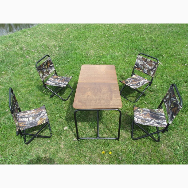 Фото 2. Стол раскладной со стульчиками для пикника в чехле