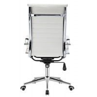 Кресло офисное Алабама НNEW, высокая спинка, цвет белый