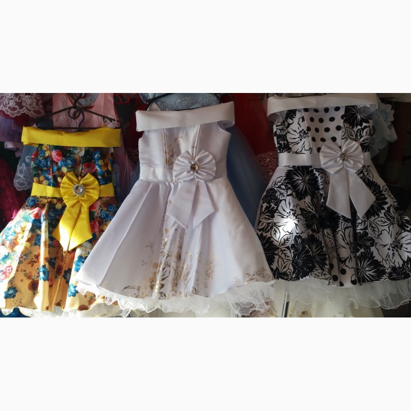 Фото 12. Нарядные платья для девочек 6 - 8 лет опт и розница