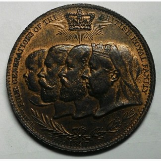 Англия медаль 1897 год