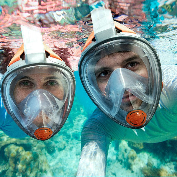 Фото 6. СКИДКА 25%Маска для снорклинга(подводного плавания) Easybreath