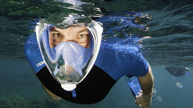 Фото 7. СКИДКА 25%Маска для снорклинга(подводного плавания) Easybreath