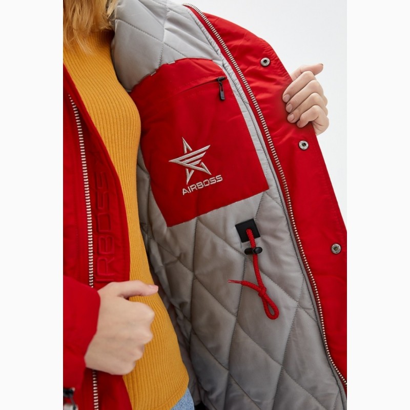 Фото 4. Жіноча зимова куртка N-3B Vega Airboss (червона)