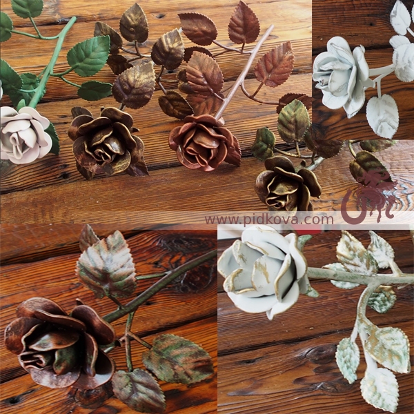 Фото 6. Кованые розы и цветы из метала. Лучший подарок