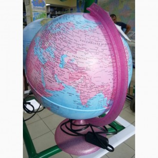 Глобус с подсветкой Pink 25см Tecnodidattica