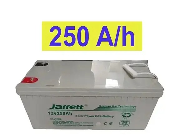 Фото 4. Акумулятор гелевий 250 Ah 12 V Jarrett GEL Battery (гелевий акумулятор 250 амперів)