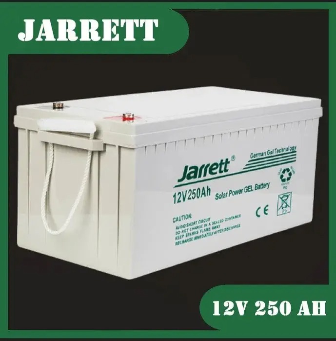 Фото 6. Акумулятор гелевий 250 Ah 12 V Jarrett GEL Battery (гелевий акумулятор 250 амперів)