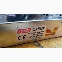 Импульсный Блок живлення блок питания 12V 30A 360W AC-DC Power