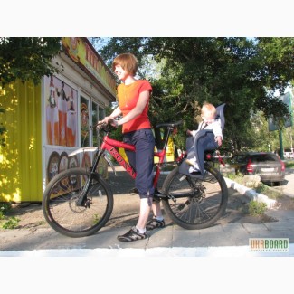Детское велокресло на багажник любого велосипеда