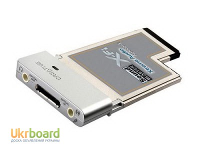 Фото 2. Звуковая карта Creative Sound Blaster X-Fi Xtreme Audio Notebook