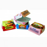 Коробки для детских обедов на вынос размер117х117х132мм
