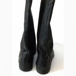 Сапоги кожаные / кирзовые черные ( БО 024у) 49 размер