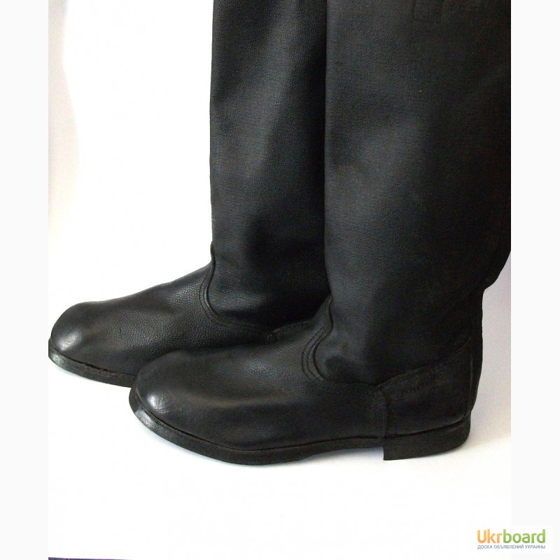 Фото 3. Сапоги кожаные / кирзовые черные ( БО 024у) 49 размер