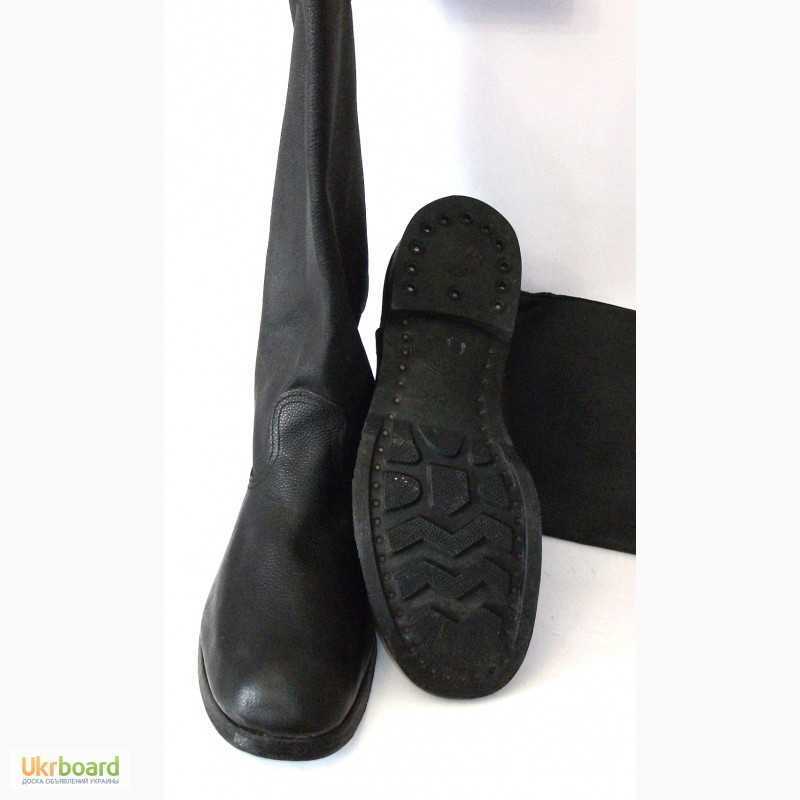 Фото 4. Сапоги кожаные / кирзовые черные ( БО 024у) 49 размер