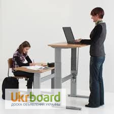 Фото 4. Продам стол трансформер с регулировкой по высоте для работы сидя стоя Conset