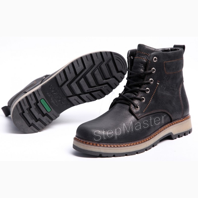 Фото 12. Ботинки кожаные Hilfiger Combat Black Boots