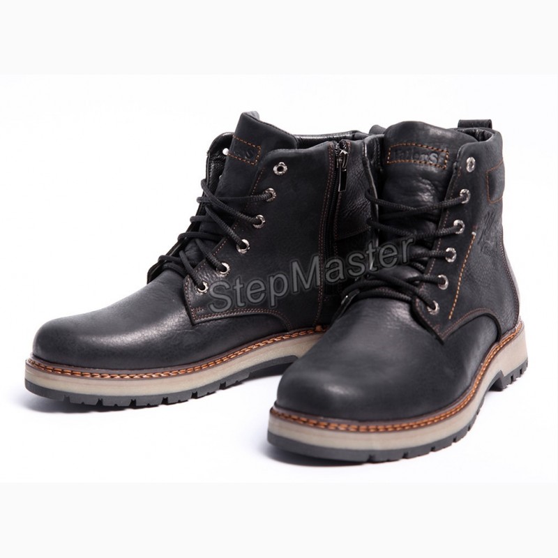Фото 5. Ботинки кожаные Hilfiger Combat Black Boots