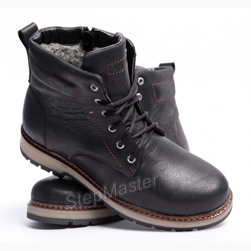 Фото 7. Ботинки кожаные Hilfiger Combat Black Boots