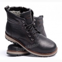 Ботинки кожаные Hilfiger Combat Black Boots
