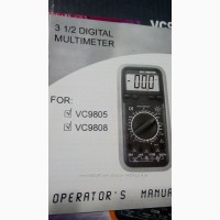 Цифровой индуктивный мультиметр VC9805