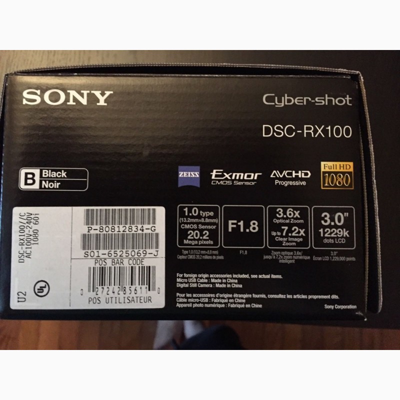 Фото 8. Sony Cyber-shot DSC-RX100 V Цифровой фотоаппарат