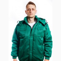 Куртка рабочая утепленная, зеленая Техник