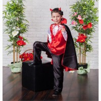 Детский карнавальный костюм Чёртика - Вампира, возраст 5-10 лет