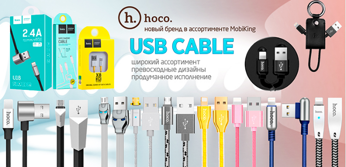 Фото 2. Сетевое зарядное устройство для телефона USB кабель Сетевая зарядка AUX-кабель hoco C37A