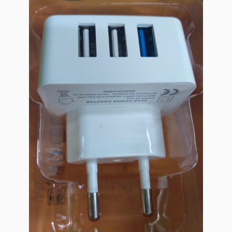 Фото 4. Сетевое зарядное устройство для телефона USB кабель Сетевая зарядка AUX-кабель hoco C37A