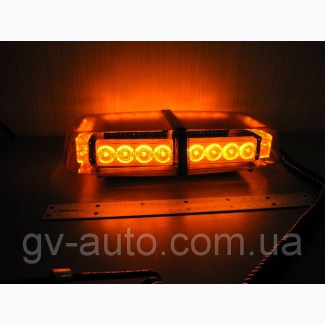 Световая панель LED - 640-12-24V, мигалка желтая