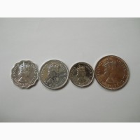 Монеты Белиза (4 штуки)