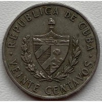 Куба 20 центов 1968 год СОСТОЯНИЕ