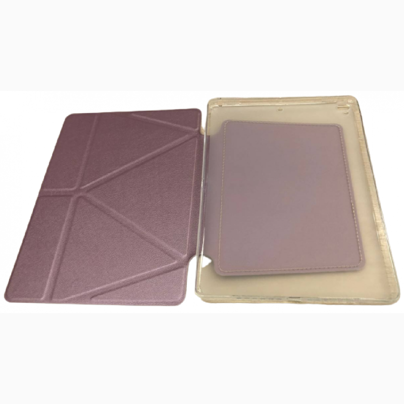 Фото 4. Чохол Origami Leather Embossing Case для iPad 9, 7 Air2 Air 2017 Logfer прозора задня силік
