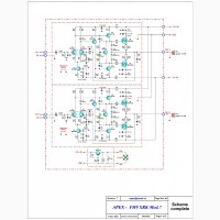 Усилитель (блок УНЧ) APEX-FH9 XRK Mod.7 (2х140Вт) на полевых транзисторах