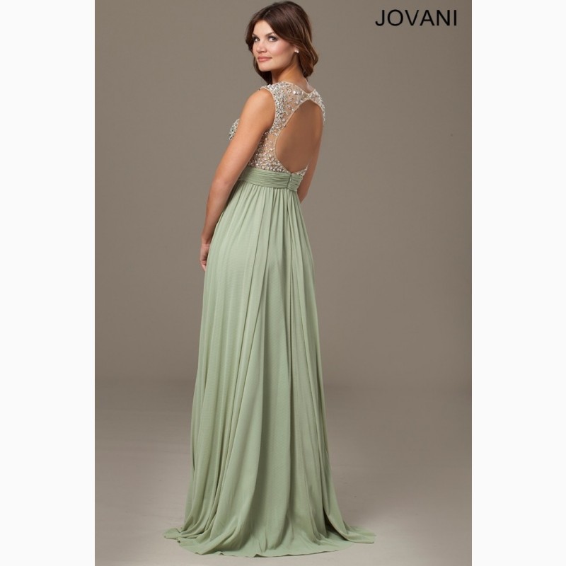 Фото 4. Вечірня сукня Jovani, оливковий колір