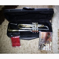НОВА Труба Slade Designed By USA срібно-золотиста Trumpet