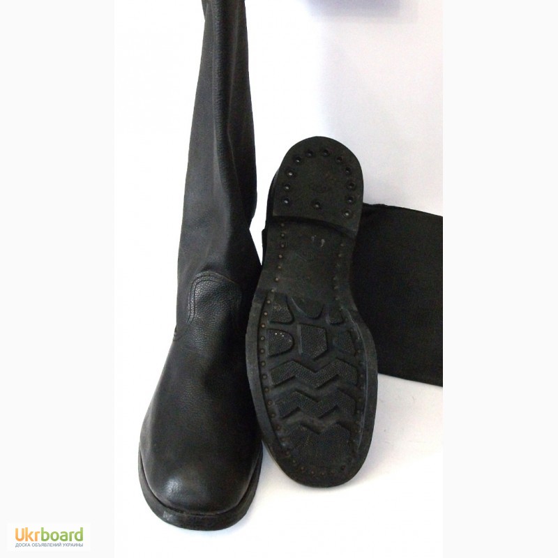 Фото 3. Сапоги кожаные / кирзовые черные ( БО – 023у) 48 размер