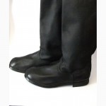 Сапоги кожаные / кирзовые черные ( БО – 023у) 48 размер
