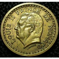 Монако 2 франка 1945 год СОСТОЯНИЕ!!! ф277