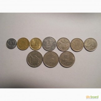 Монеты Испании (10 штук)