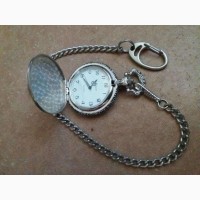 Кварцевые часы карманные Budapest с цепочкой и карабином