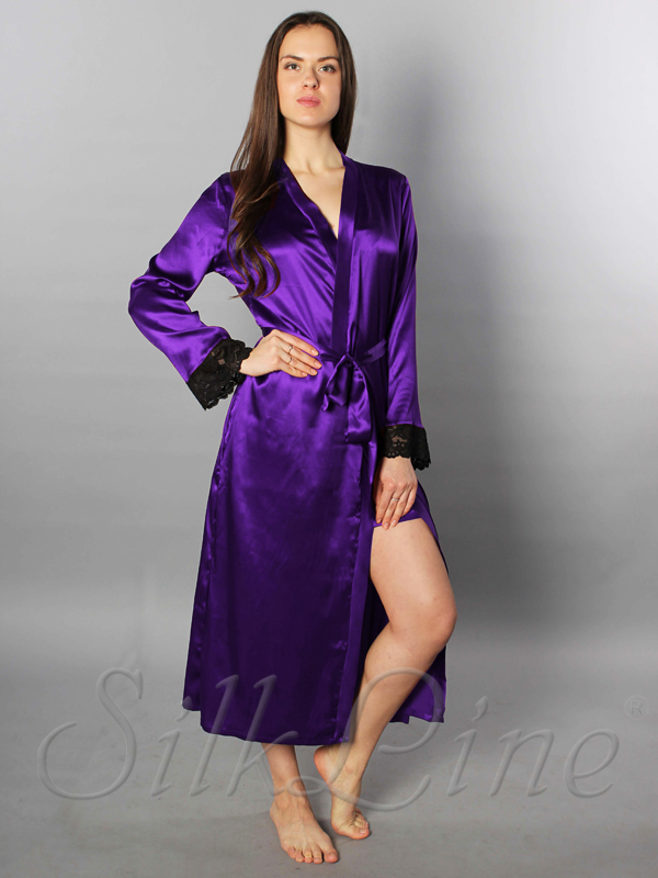 Фото 4. Шелковые халаты женские SilkLine купить с доставкой по Украине