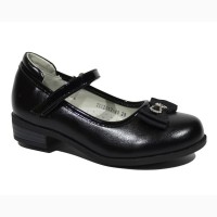 Туфли для девочки BG арт.2817-49 black с 28-33 р