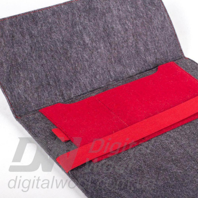 Фото 3. Чехол для ноутбука Digital Wool Case 13 с красной резинкой