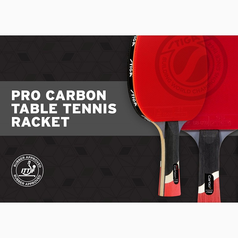 Фото 3. Профессиональная ракетка для настольного тенниса STIGA PRO CARBON